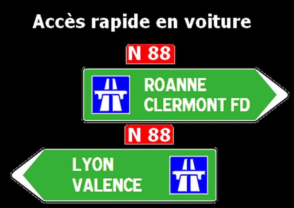 Acc&egrave;s autoroutes